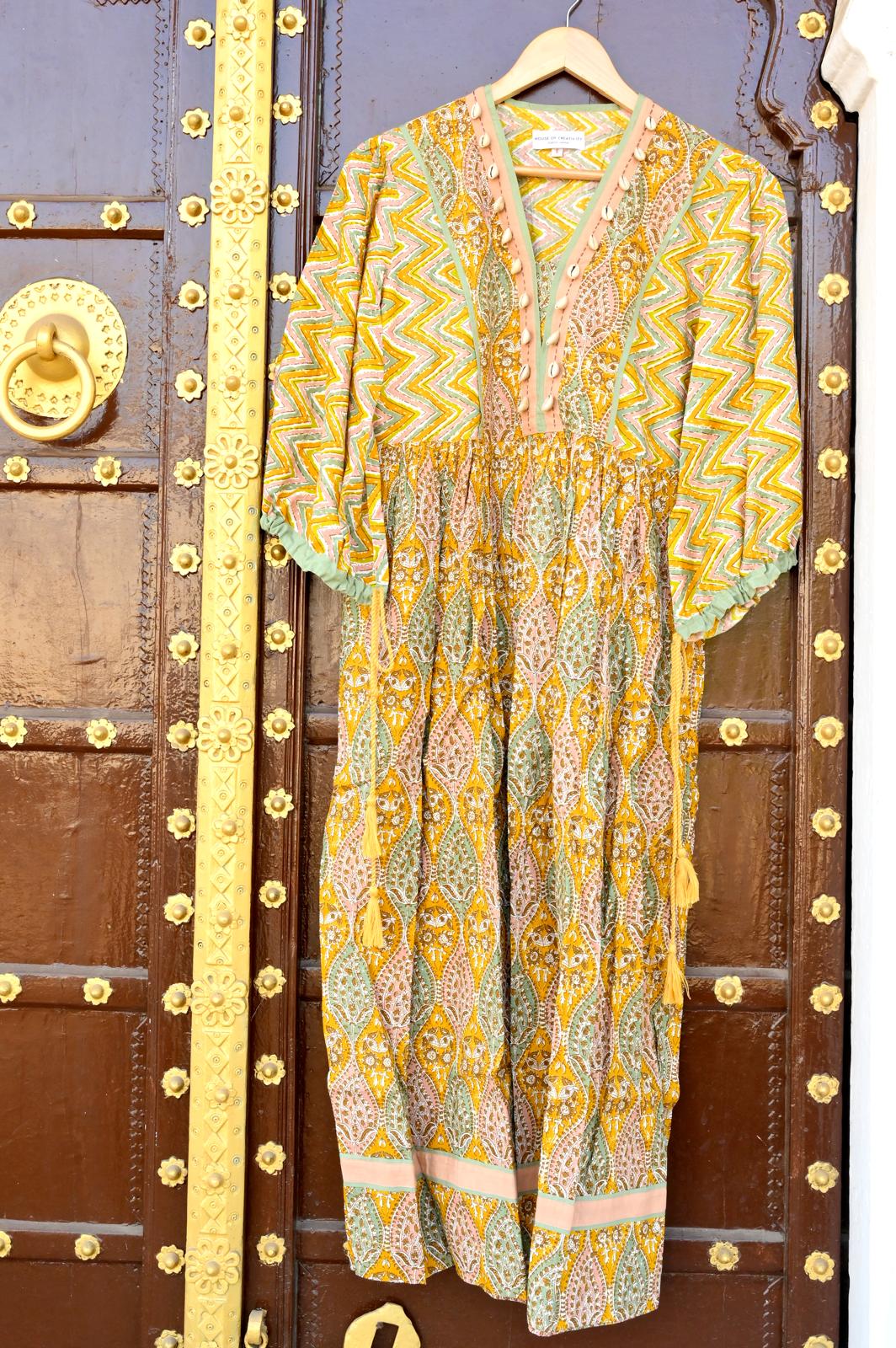 Mustard dress