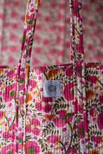 Load image into Gallery viewer, Gulabi Quilted tote bag
