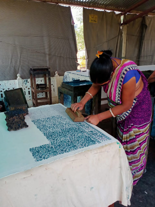 Process of block printing