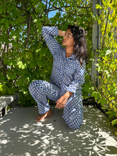 Load image into Gallery viewer, BLUE buti pyjama set
