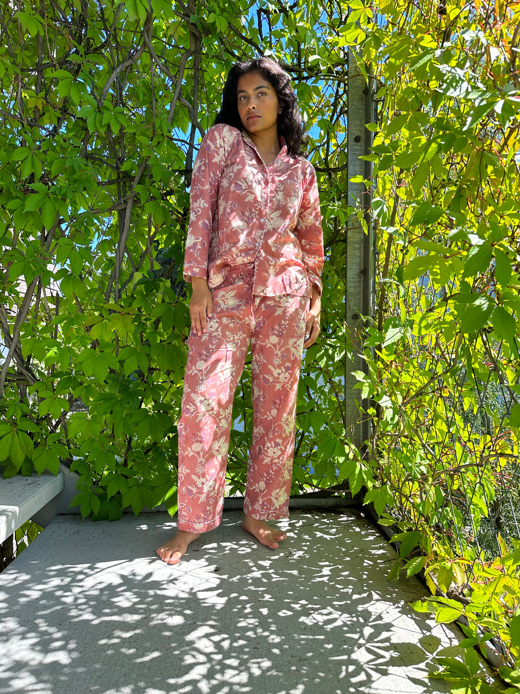 ROSE pink pyjama set