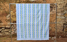 Load image into Gallery viewer, Sarong in Blue &amp; Green stripe

