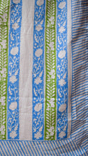 Load image into Gallery viewer, Sarong in Blue &amp; Green stripe
